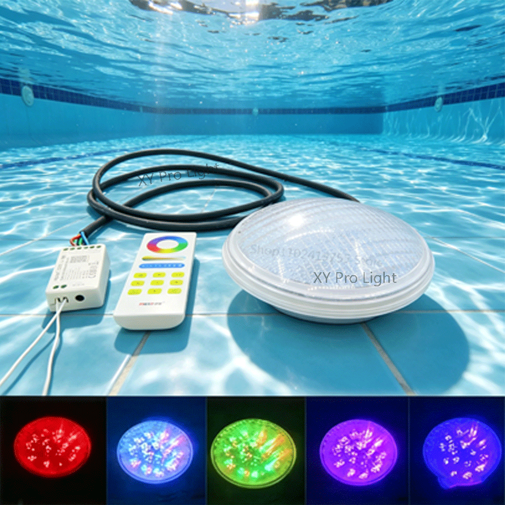 Lampy podwodne RGB 45W, lampy  – Xy Spa & Wellness George Town Photos recenzja i cena