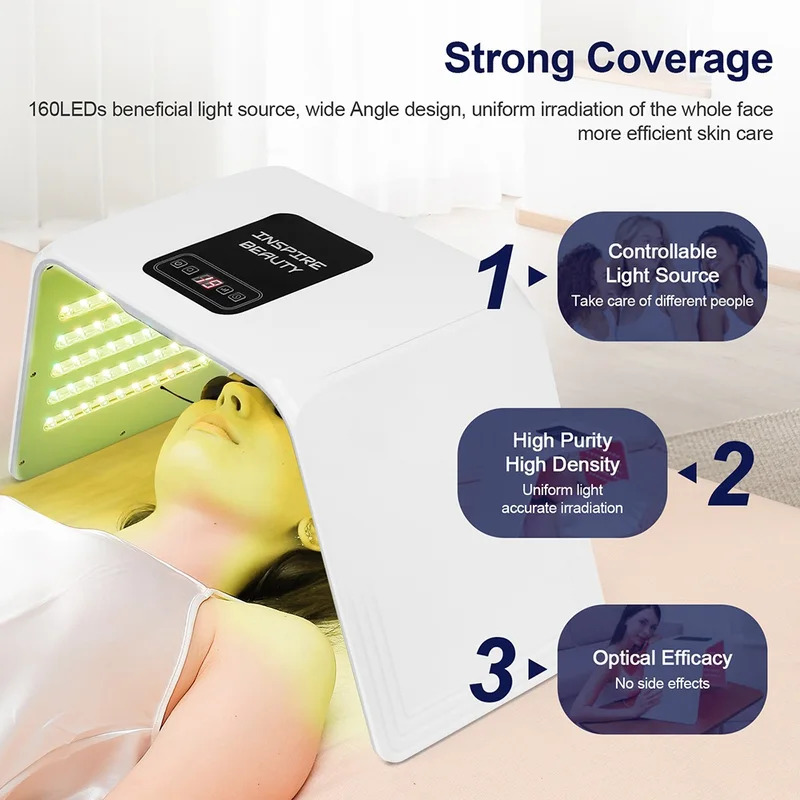 Maska kosmetyczna LED z 7 barw – Spa & Wellness Komplex Bristol Royal * * * * recenzja i cena