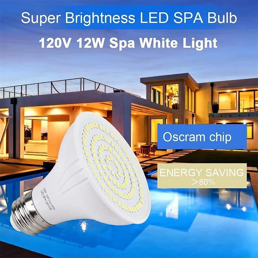 Oświetlenie LED do basenu E27  – Xy Spa & Wellness George Town Photos recenzja i cena